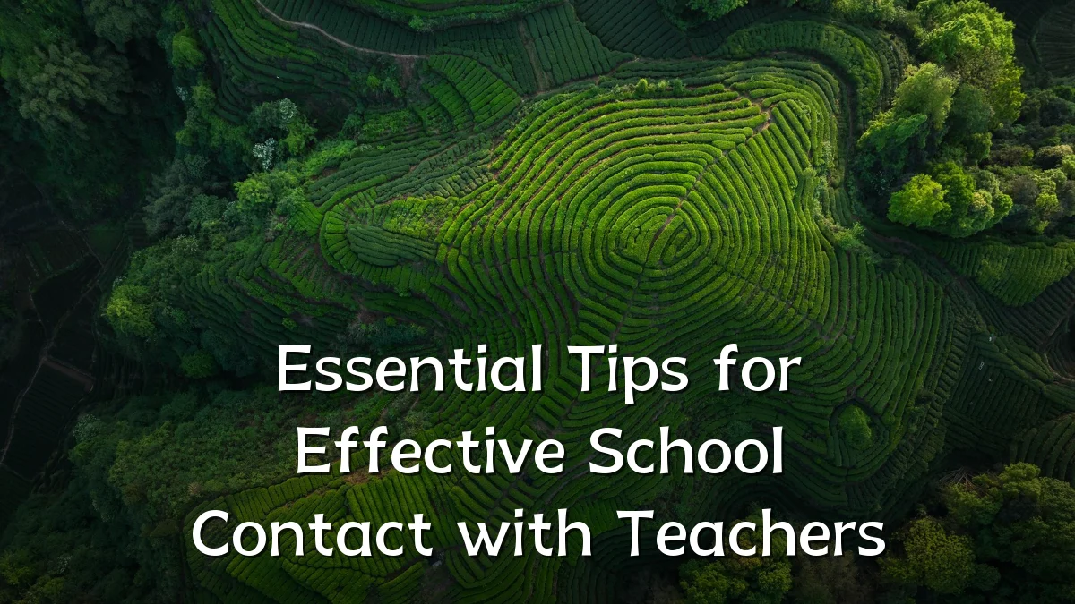 Essential Tips for Effective School Contact with Teachers