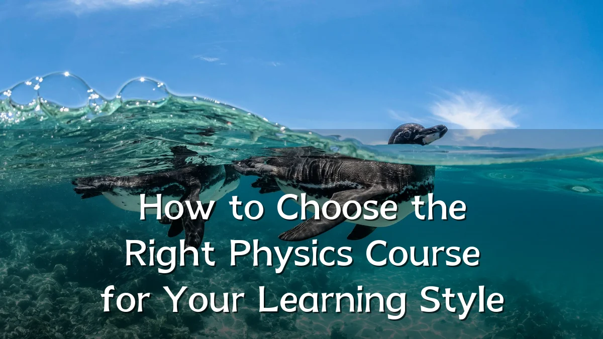 How to Choose the Right Physics Course for Your Learning Style