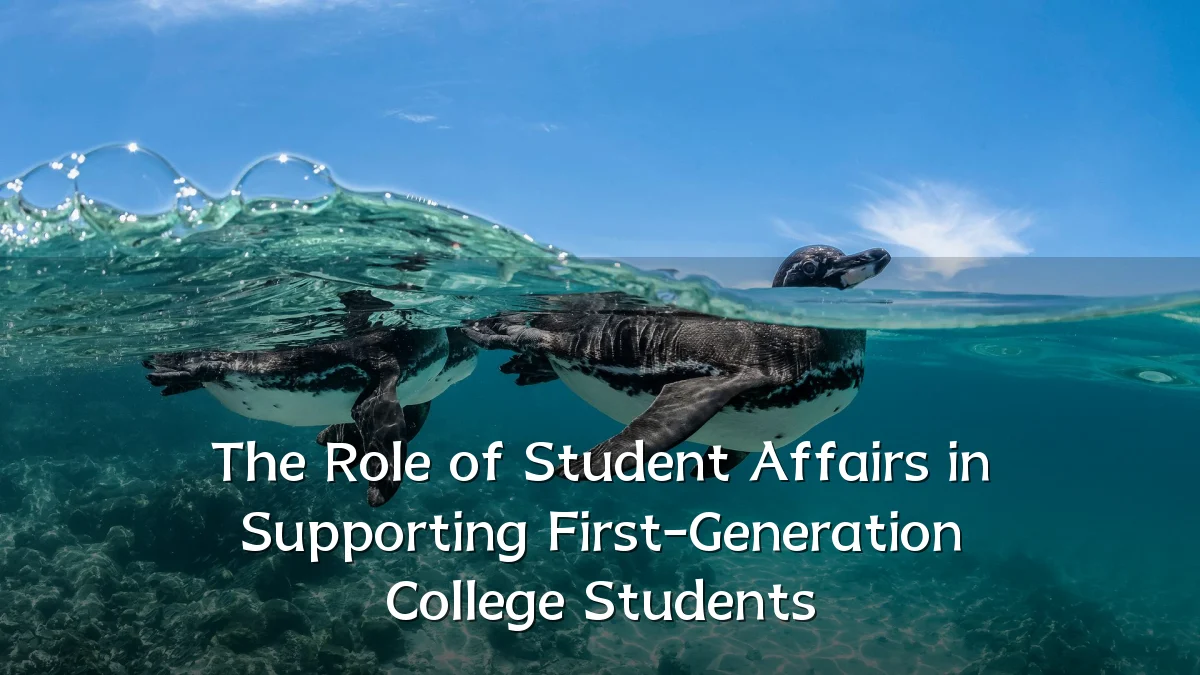 The Role of Student Affairs in Supporting First-Generation College Students